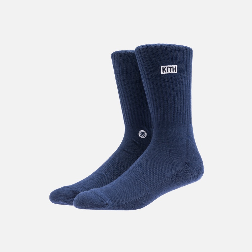 Kith for Stance 2.0 | Classic Crew Sock | Navy (NEW IN BOX)